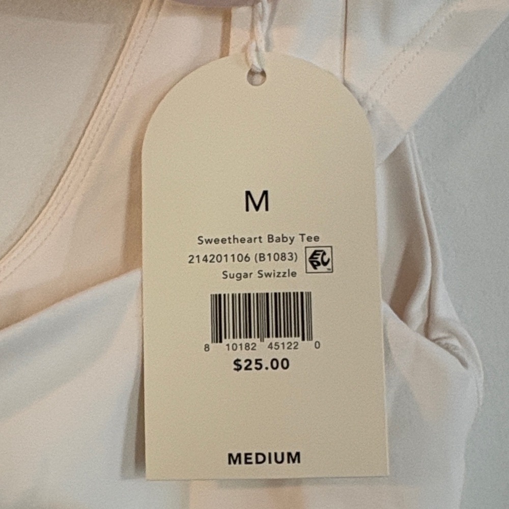 White Sweetheart Baby Tee - Picture 2 of 4